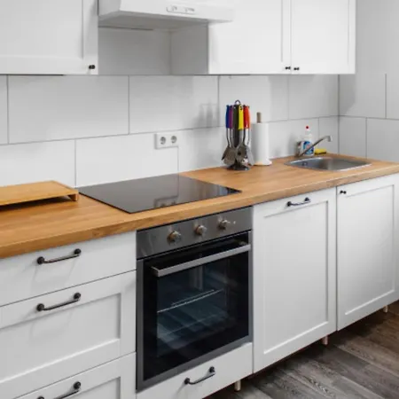 Lägenhet Relax Oasis With 65 Smarttv, Kitchen And Balcony